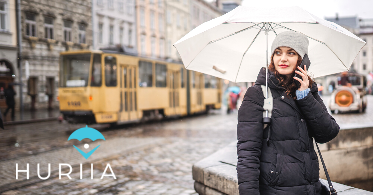 Hands-Free Wearable Umbrella Holder
– Huriia