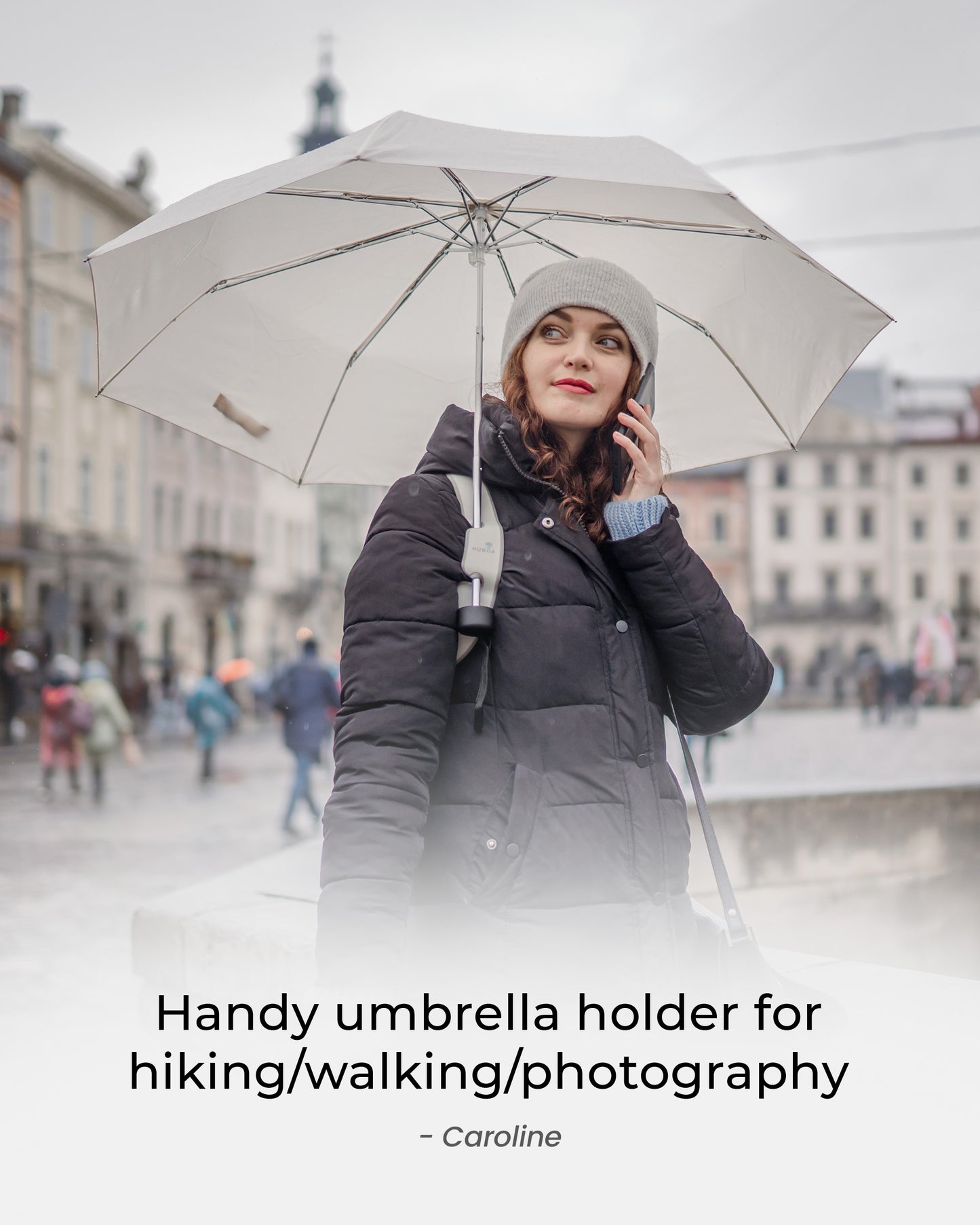 Charcoal Black Umbrella Holder
