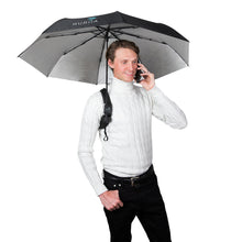 Load image into Gallery viewer, Silver Black UV Umbrella
