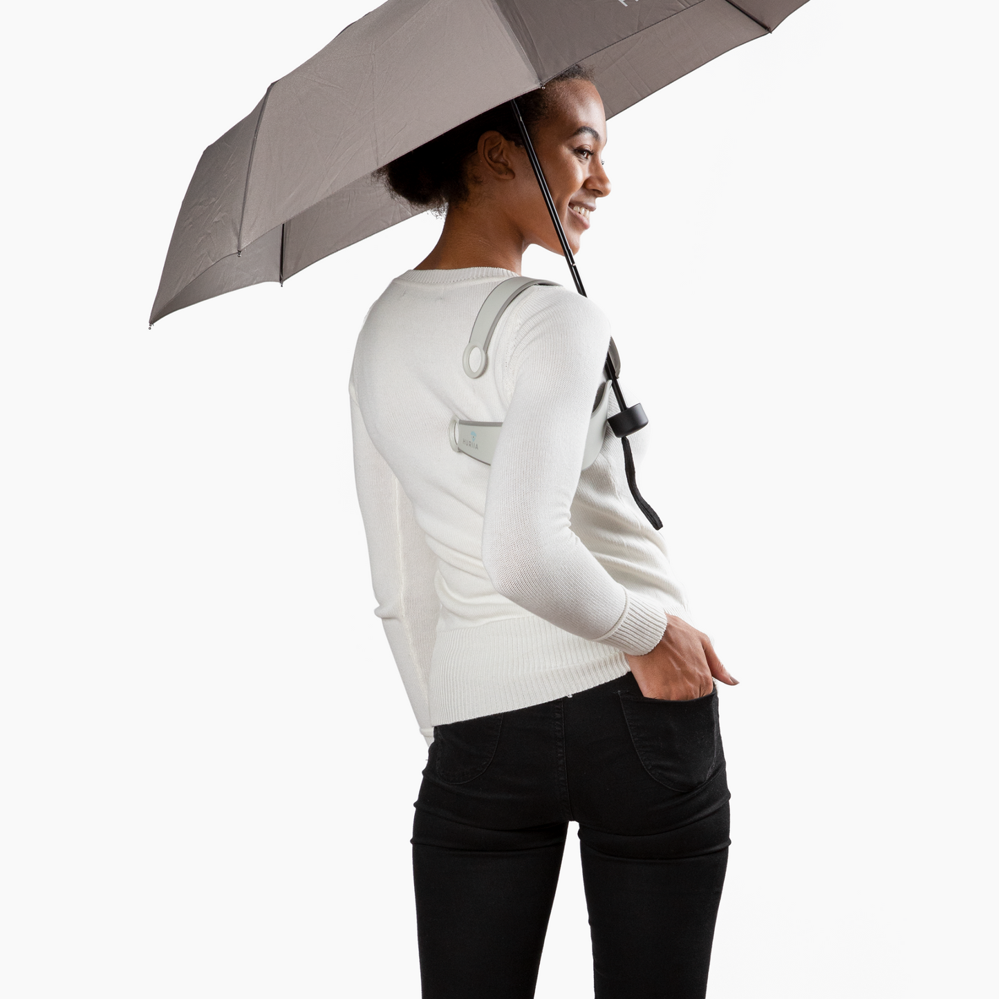Natural Grey Umbrella Holder