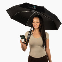 Load image into Gallery viewer, Charcoal Black UV Umbrella
